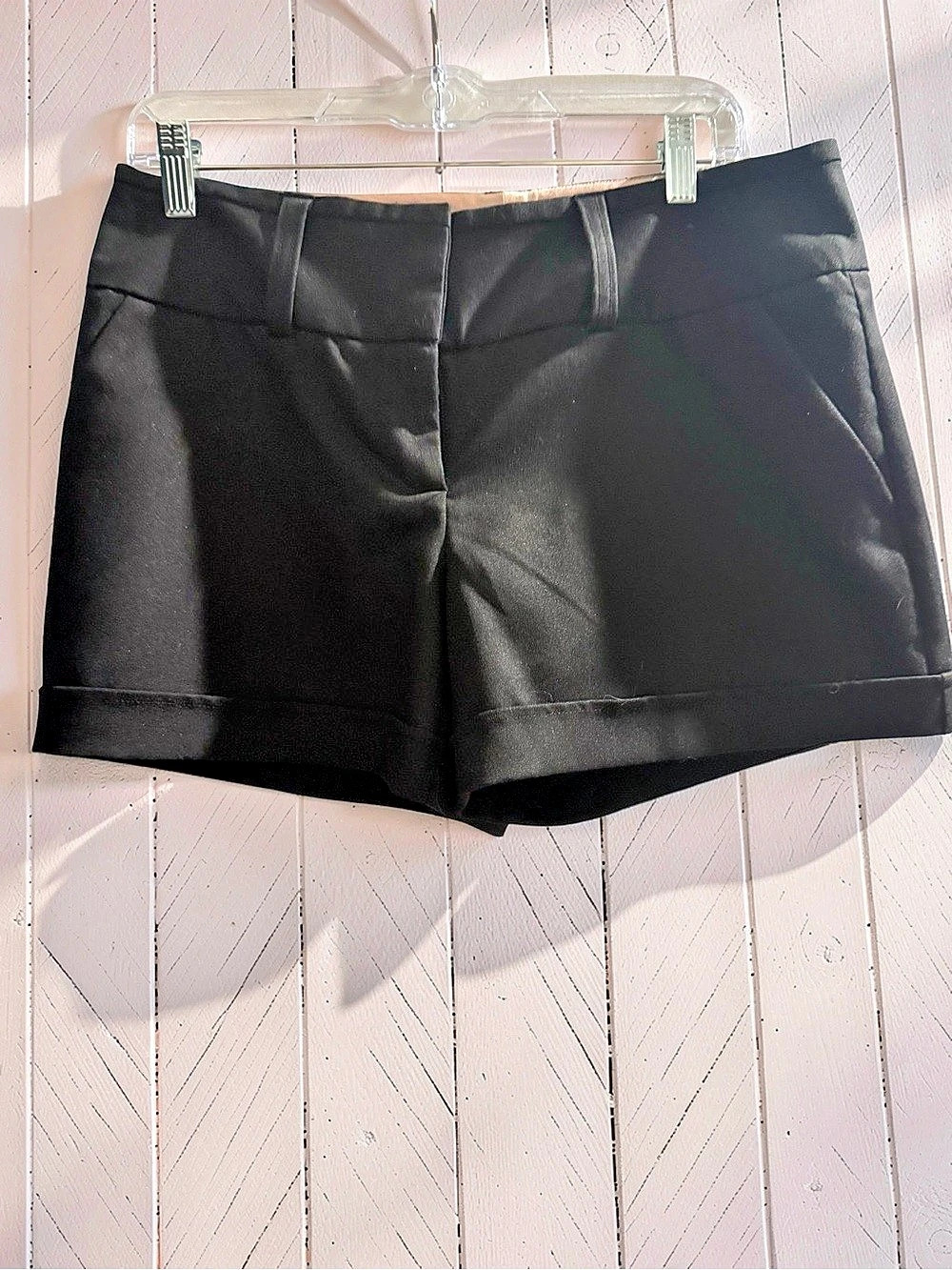 Maurices Black High Waist Shorts Size 5/6 Like New